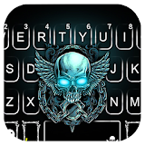 Neon Skull Wing Keyboard Theme icon