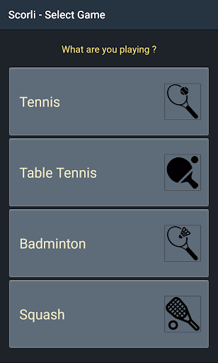 Android application Scorli screenshort