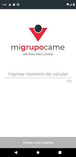 Android application Mi Grupo Came screenshort