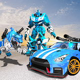 Police Robot Car：Tiger Robot icon
