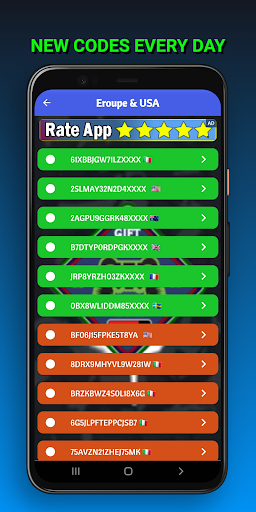 Redeem Code Games Screen 3