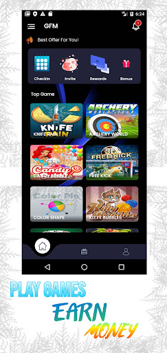 Android application Games For Money screenshort