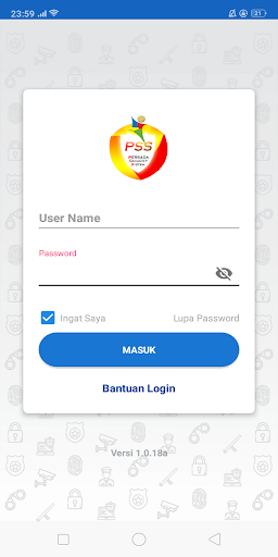 Persada Security System Screen 2