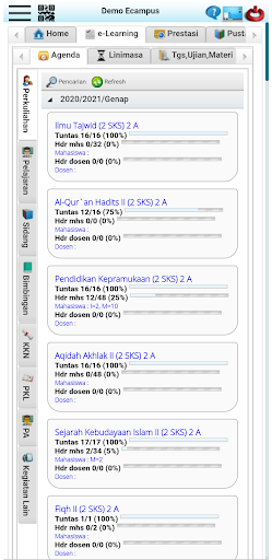 eCampus-W Screen 2