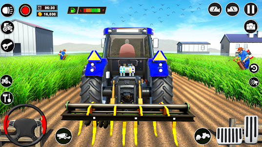 Big Tractor Farming Games 2023