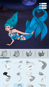 Captura 7 Creador de avatares: Sirenas android