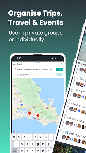 Android application Lyfshort - Trip Organizer screenshort