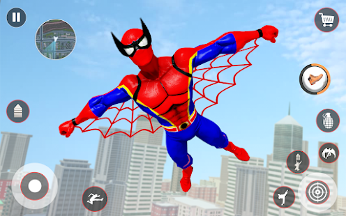 Spider Rope Hero: Flying Superhero Robot Games screenshots 8