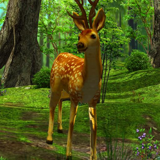 3D Deer-Nature Live Wallpaper  Icon