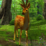 Cover Image of Download 3D Deer-Nature Live Wallpaper  APK