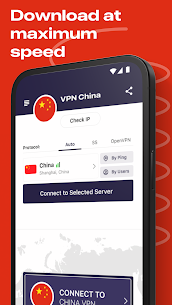 VPN China – ontvang Chinese IP MOD APK (Premium ontgrendeld) 4