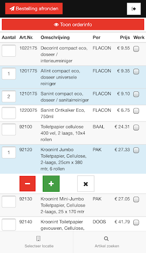 Bestelapp Kroonint Screen 2