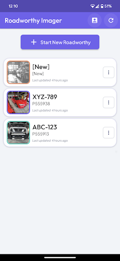 Roadworthy Imager Screen 2
