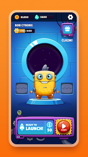 Android application Space Mine: Multiplayer mining screenshort