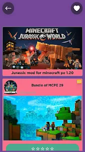 Jurassic mod for minecraft pe