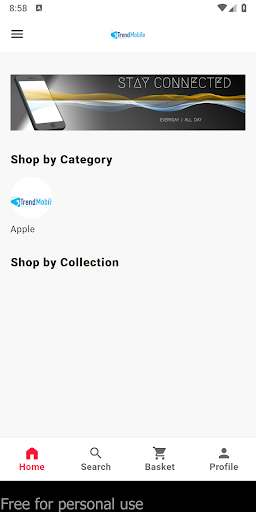 Android application Trend Mobile Jo screenshort