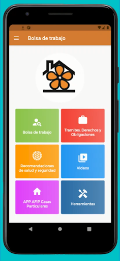 Android application Bolsa de Trabajo screenshort