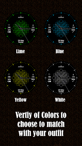 Geometry Analog Watchface Screen 3