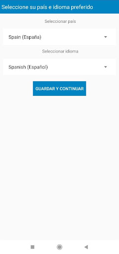 Android application Grupo Puma screenshort
