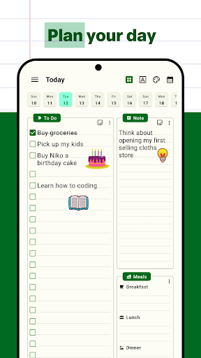 Android application Daily Task - Time Planner screenshort