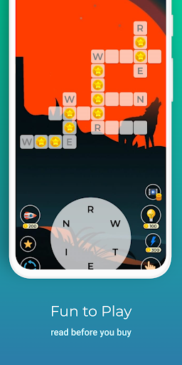 Screenshot of Connect Words Game Play