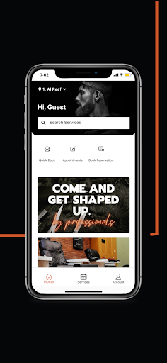 Android application Urban Cuts Barbershop screenshort