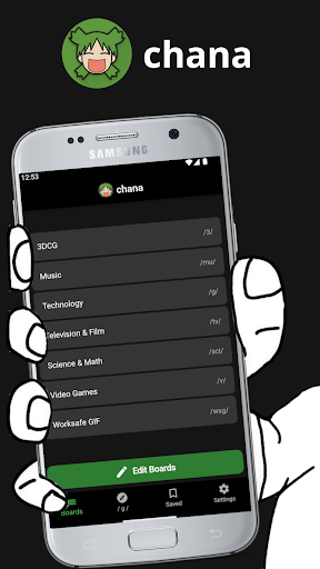 Android application Chana: Superior 4chan Reader screenshort