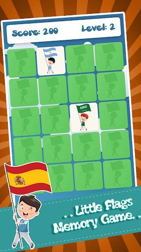 Memory Game Flags Screen 3