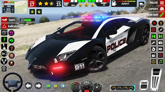 police car simulator games 3d