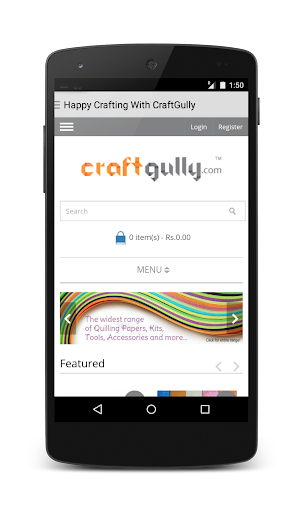 Android application CraftGully screenshort