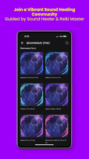 Screenshot of Thinkroot Energy Tuning Forks