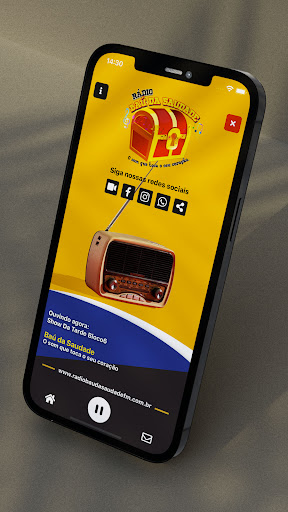 Android application Rádio Baú da Saudade screenshort