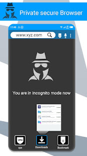 Private Browser-Web Browser For Incognito Browsing 1.2 APK screenshots 1