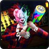 Scary Clown Gang Wars Police Cops Vegas City Game icon