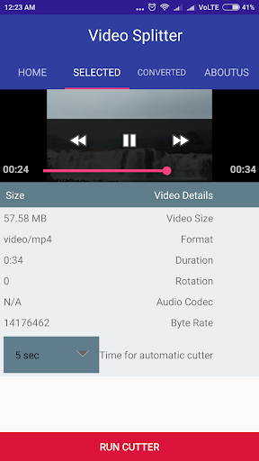 Video Splitter Screen 3