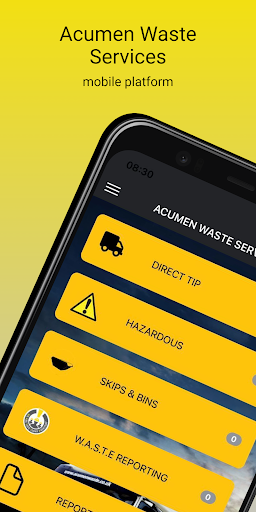 Android application Acumen Waste Services screenshort