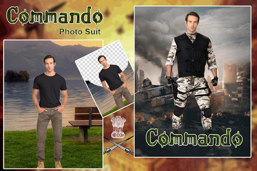 Android application Commando Photo Suit screenshort