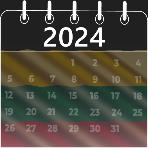 lithuania calendar 2024 logo