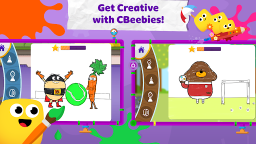 Android application CBeebies Get Creative: Paint screenshort