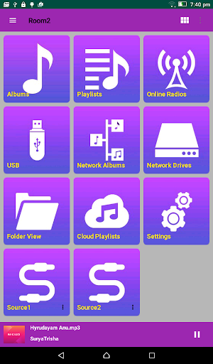 Android application M-ZAES Controller screenshort