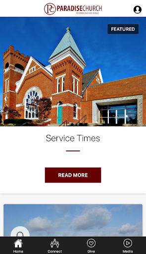 Android application Paradise Church screenshort