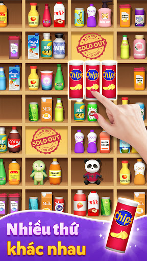 Sort Match:3D Goods Master Mod Mở Khóa Tất Cả