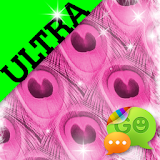 Ultra Cute Pink Peacock Theme icon
