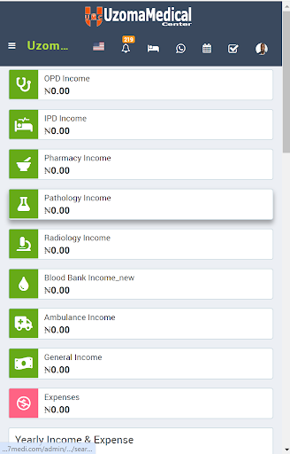 Uzoma Medical Center App Screen 2