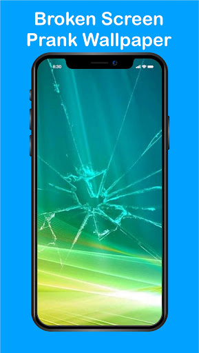 Broken Screen Prank Wallpaper
