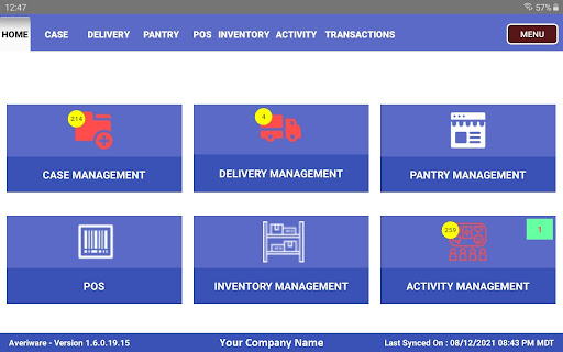 Averiware Field Services APP Screen 3