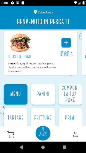 Android application Pescato screenshort