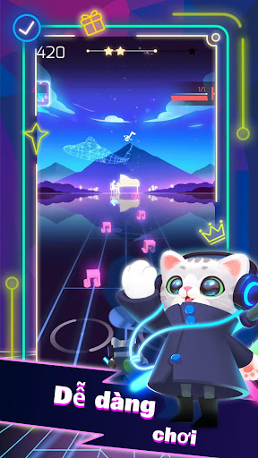 Sonic Cat - Nhịp điệu tan chảy Mod Unlocked VIP
