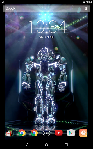 Dancing Robot Video Live Wallp