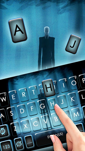 Slender Evil Man Keyboard Them Screen 2